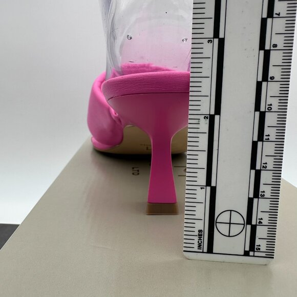 Marc Fisher Women's Cici Square Toe Kitten Heel Thong Sandal, Size 8M, Pink - Picture 7 of 13